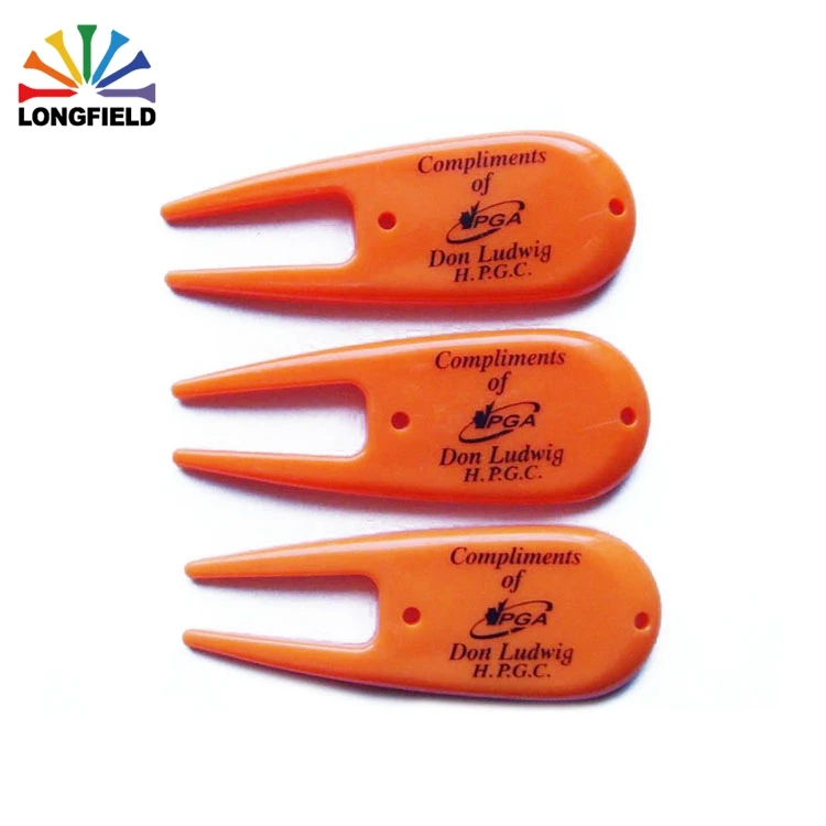 repairer plastic golf pitch mark Divot Tool, wholesale golf product