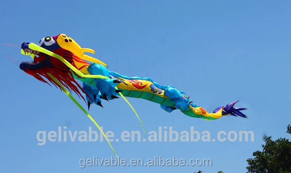 Chinese dragon kites from the kite factory