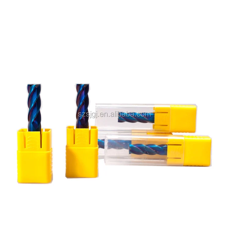 High Hardness End Mill for Steel Cast/4 Flute Types of Milling Cutter/Carbide Endmill