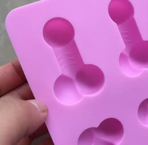 Sexy Penis Cake Mold For Soap Ice and Soap 8 Penis Shape Cake Mold
