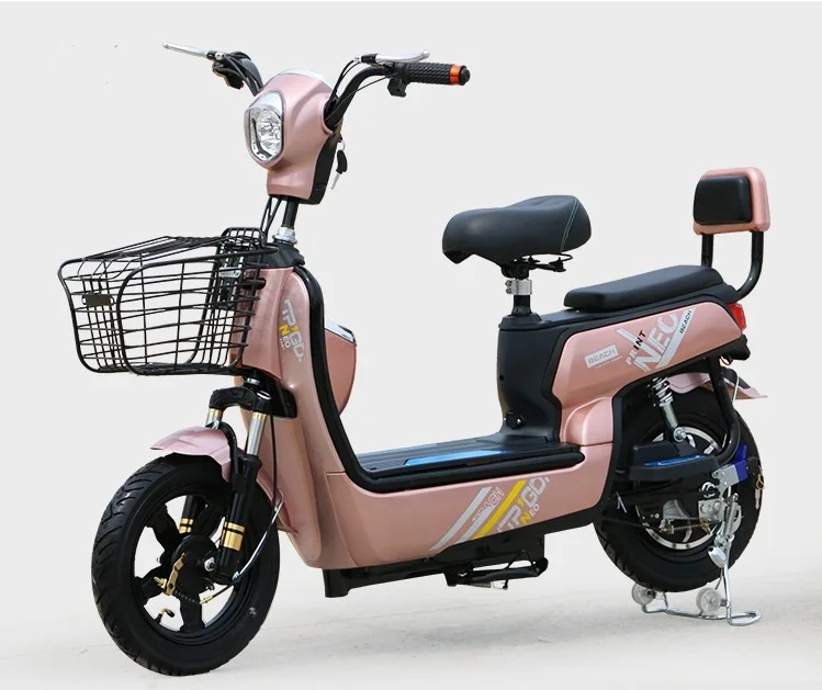 2018 new electric bike 48V lead acid battery 350W model  adult electric scooter Pedal Assist Riding Electric bike