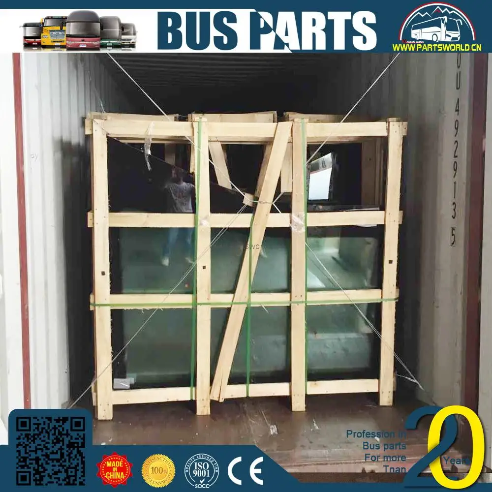 Bus spear parts zongtong glass zk6126 yutong zk6122 HIGER,