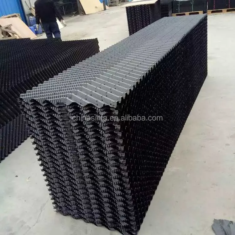 CF1900MA PVC sheets Cross Fluted Film Fill Media