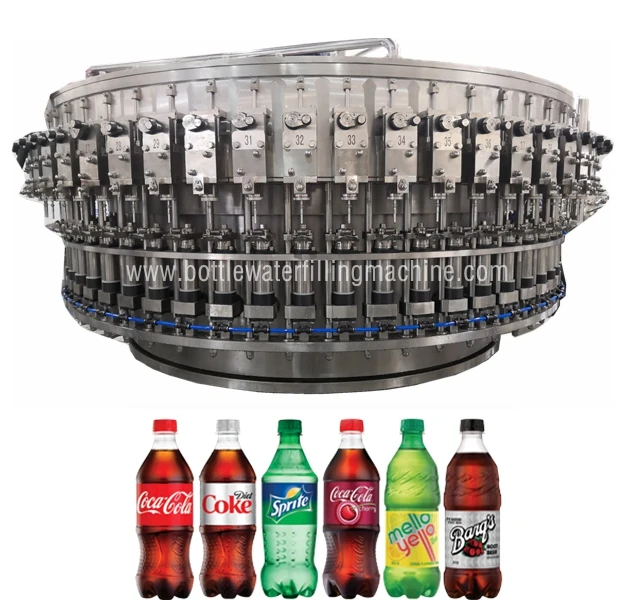 Automatic Carbonated Water Bottling Plant, Soda Water Bottle Filling Machine, Soft Drink Making Machines