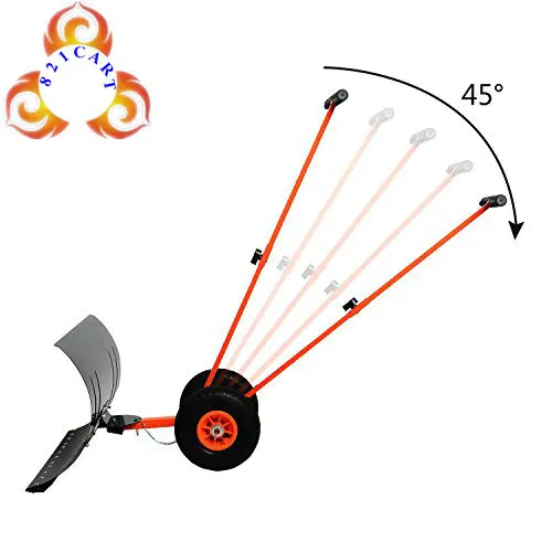 Factory Promotion Snow Pusher Snow Shovel Snow Mover with Wheel