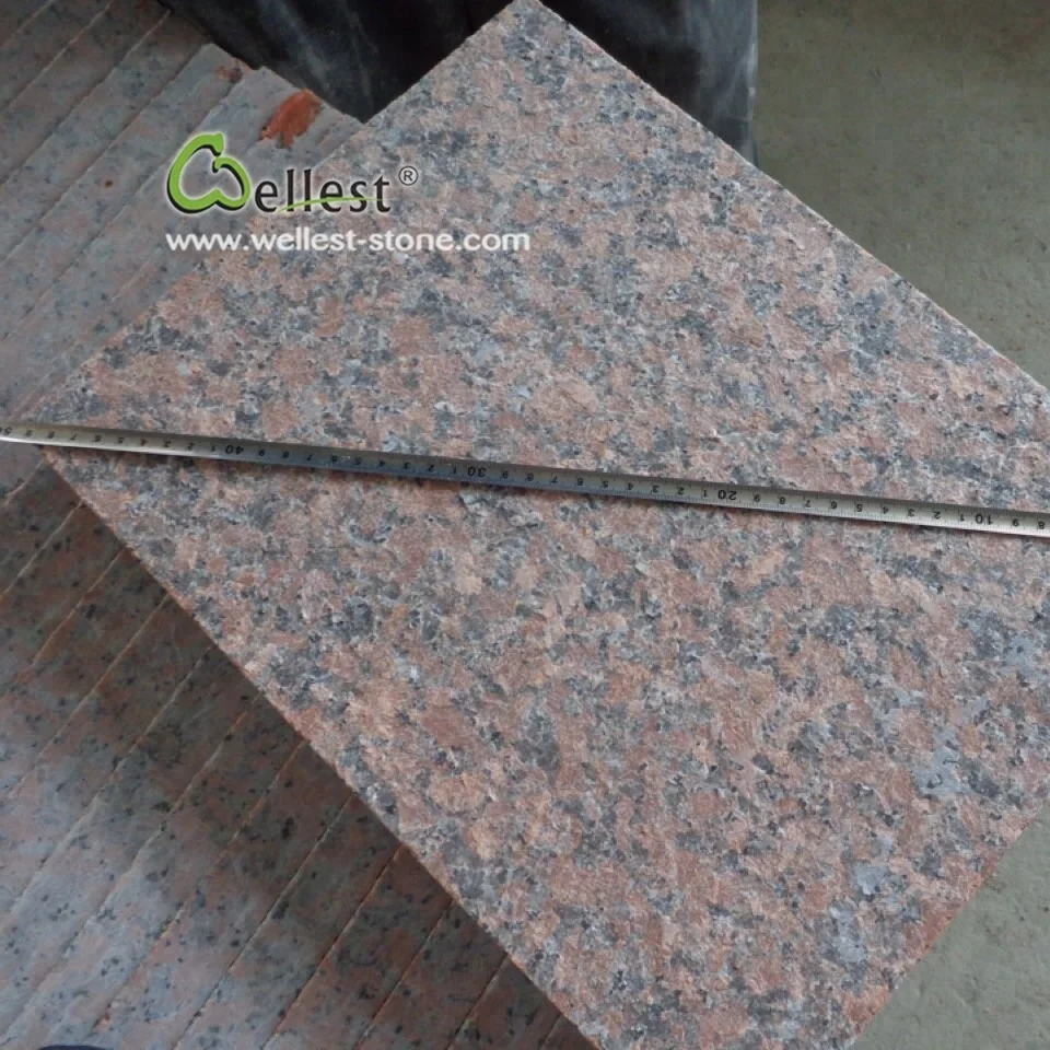 Maple red g562 flamed patio paving slabs granite tiles 40x60