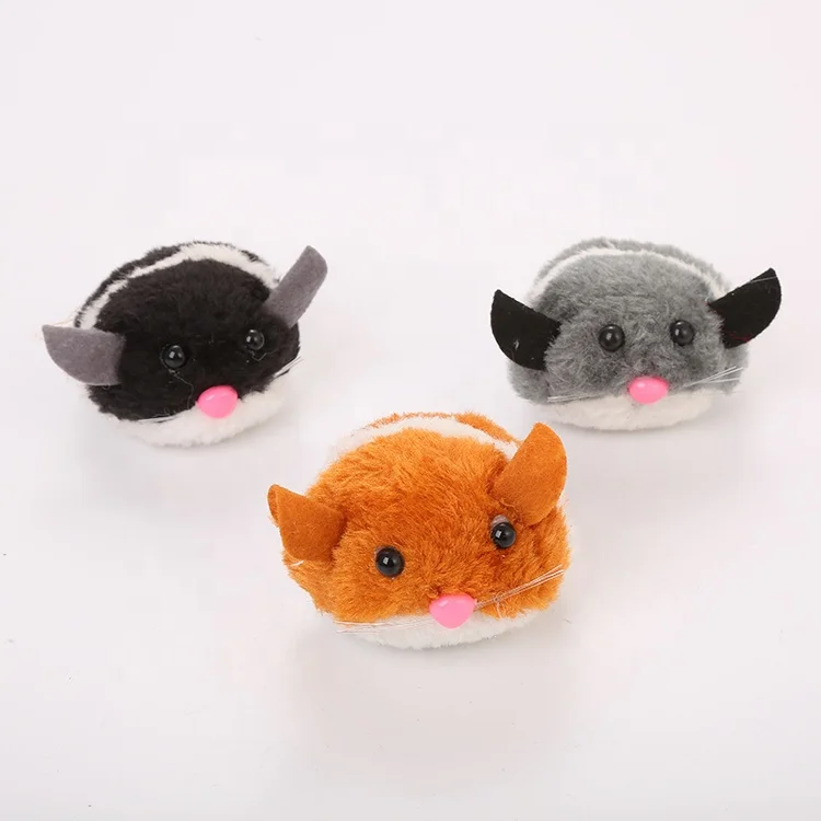 
customized Cute Shaking plush Cat Mouse Toy Cotton Catnip Cat Toy 