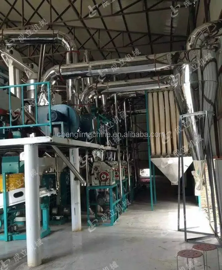 50TPD кукурузной муки фрезерный станок, мельницы кукурузной муки, промышленные мельницы для продажи