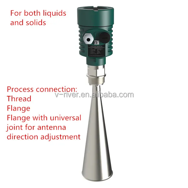 Лучшие Продажи радарный уровнемер для твердых частиц или уровня