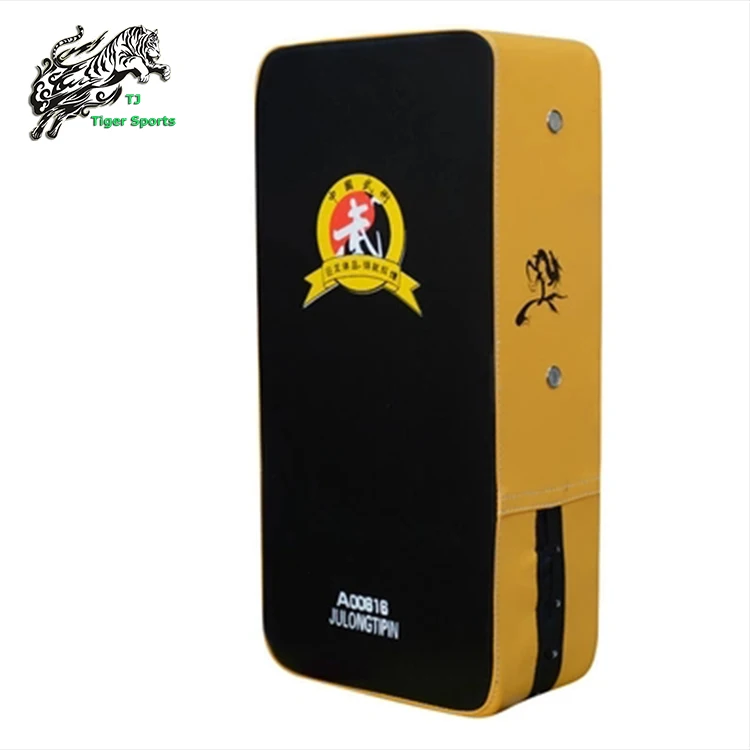 PU Leather Thai Pad for MMA Kicking Training Equipment