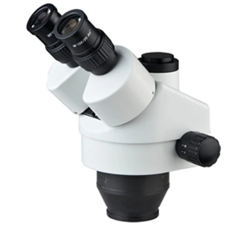 Trinocular Stereo Microscope Head Magnification Continuous Zoom 7X - 45X