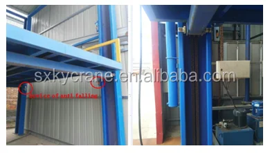 The garage/parking lots used car lift platform hydraulic lifter scissor car elevator