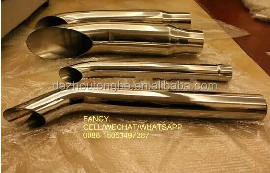 
Stainless steel curved stack for truck 