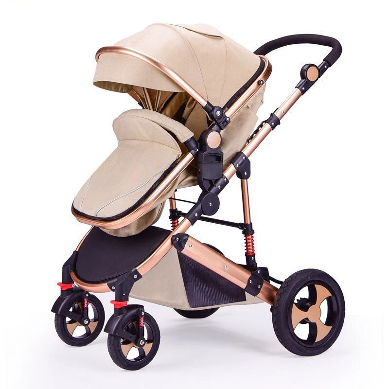 2 in 1 High Landscape Baby Stroller Type European Standard bebe babi 2 years babies bb toddler pousette stroler carrito