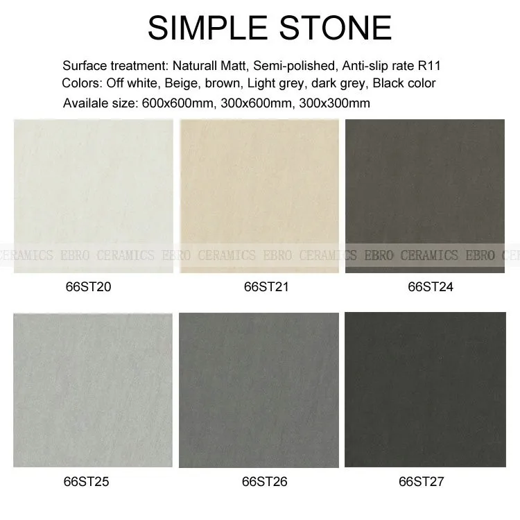 Simple stone-Six colors