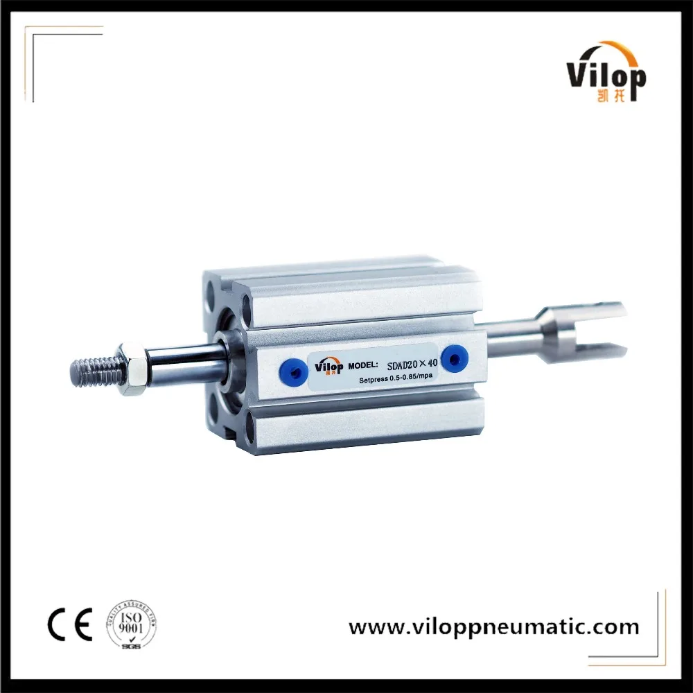 SDAD Серии compact пневматический цилиндр воздуха пневматический зажима цилиндр с низкой ценой