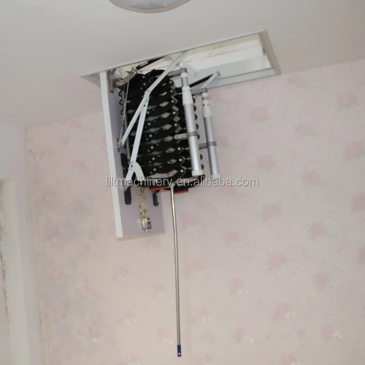 Домашнее применение, складная подвесная лестница, складная лестница, индивидуальная электрическая телескопическая лестница для дома