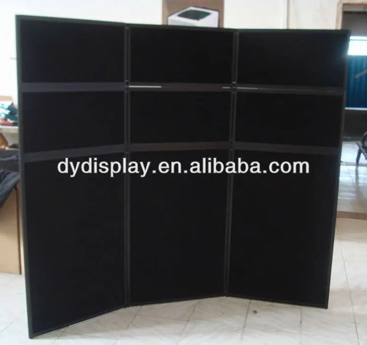 
3x3 Easy folding exhibition screen display stand with fabric panel 