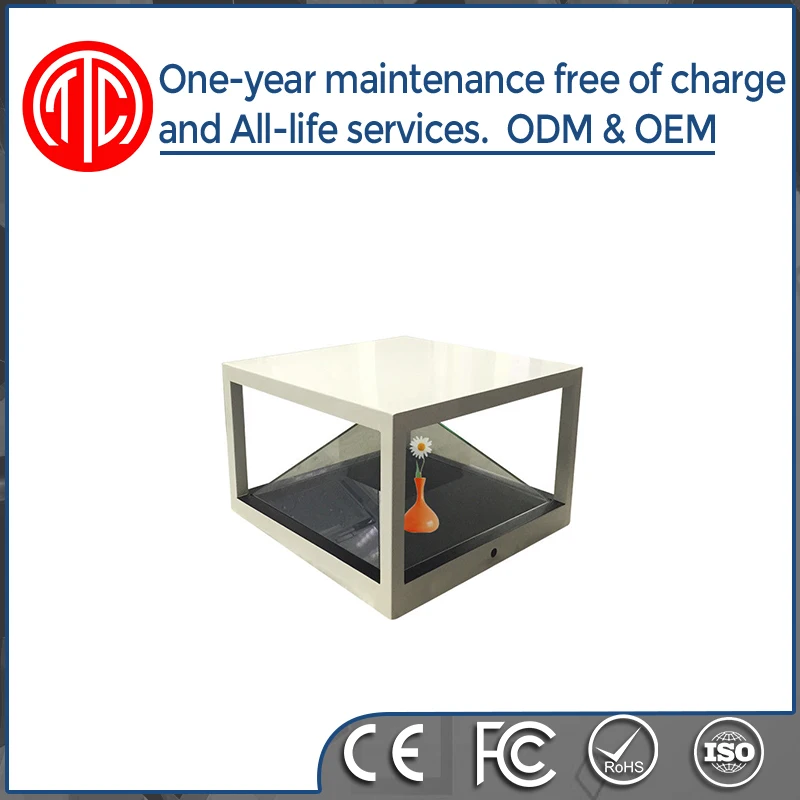 Full HD Resolution 3D Hologram Display for showing 3D holographic