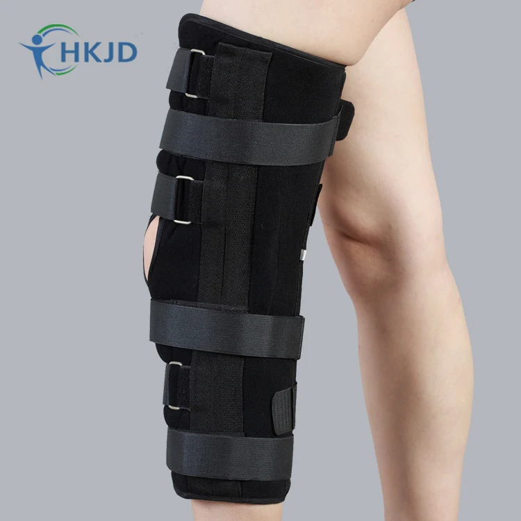 HKJD Tri-Panel Knee Immobilizer Brace ,3-Panel Knee Brace Leg Brace/Stabilizer Support Splint For Knee Fractures Arthritis