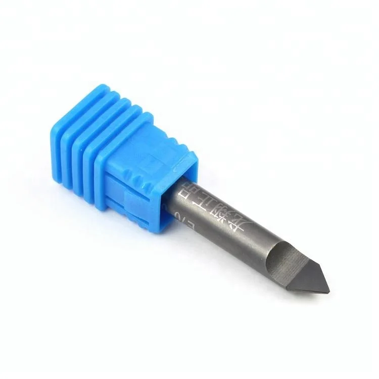 HSS Router End Mill Diamond Engraving Bit PCD Tools Stone Router Cutting Bit Hard Granite CNC Cutter For Marble