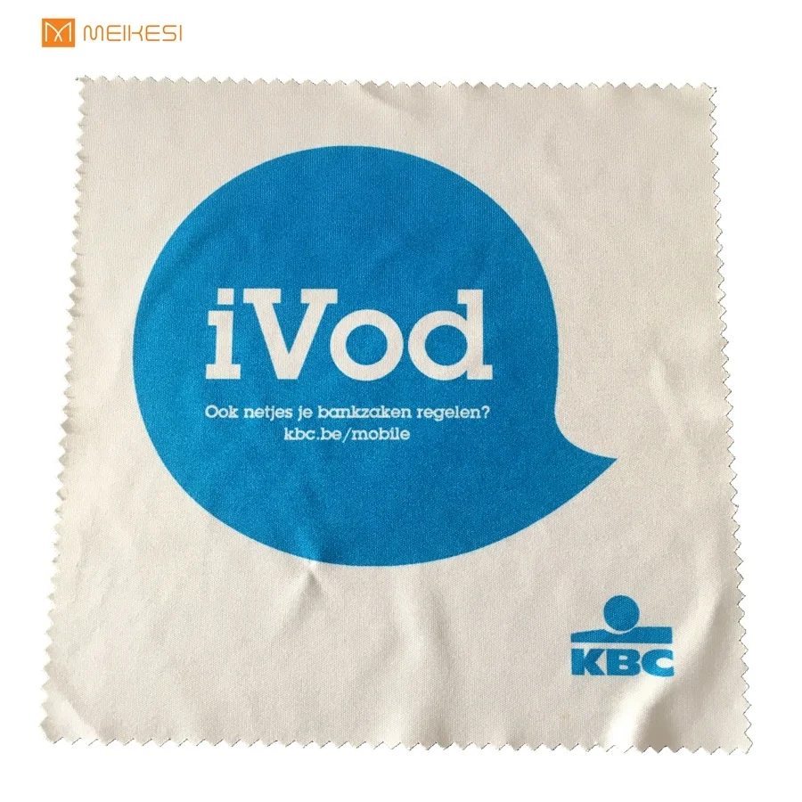 lint free polyester fabric microfiber glasses cleaning cloth