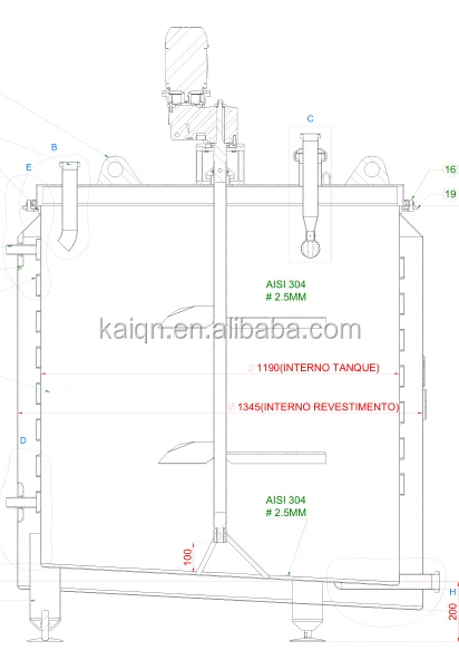 Ice Cream Tank Ice Cream Aging Tank Ice Cream Heating Tank