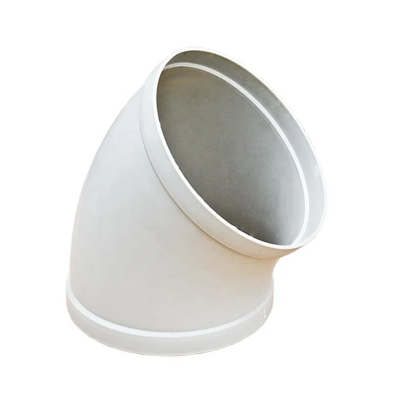 Grey Or Beige Polypropylene Pipe Fitting Pipe Elbow  45 Degree