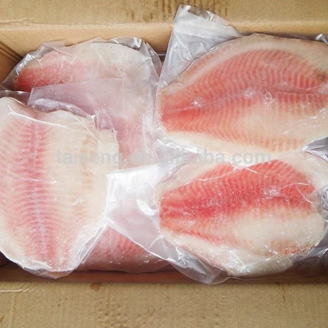 High Quality IQF IVP Packing Frozen Boneless Fish Tilapia Fillets