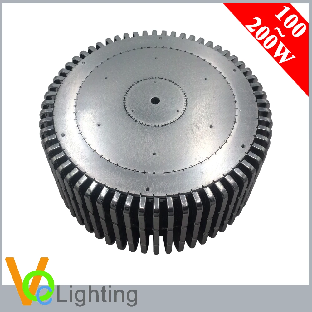 100-200 Вт светодиод высокой мощности pin-Fin Алюминиевый радиатор для залива