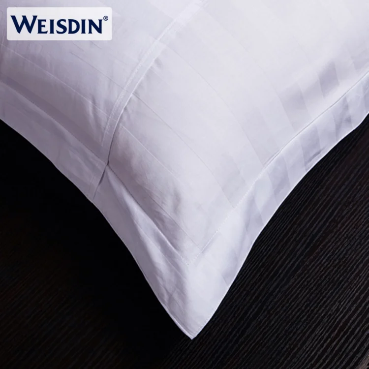 Оптовый заказ белый пару наволочек отель 300 нить хлопок сатин