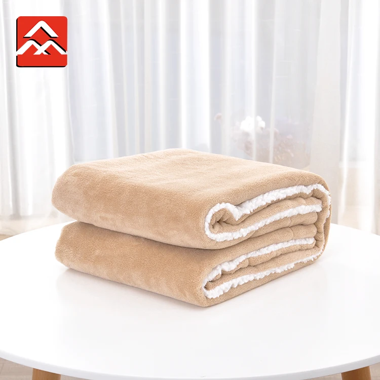 
Wholesale Thick Fleece Blanket Custom Digital Print Sherpa Soft Blanket 