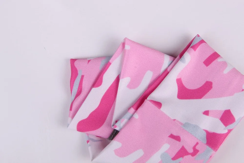 
Non-slip silicone hair band camo elastic hair accessories sports headband 