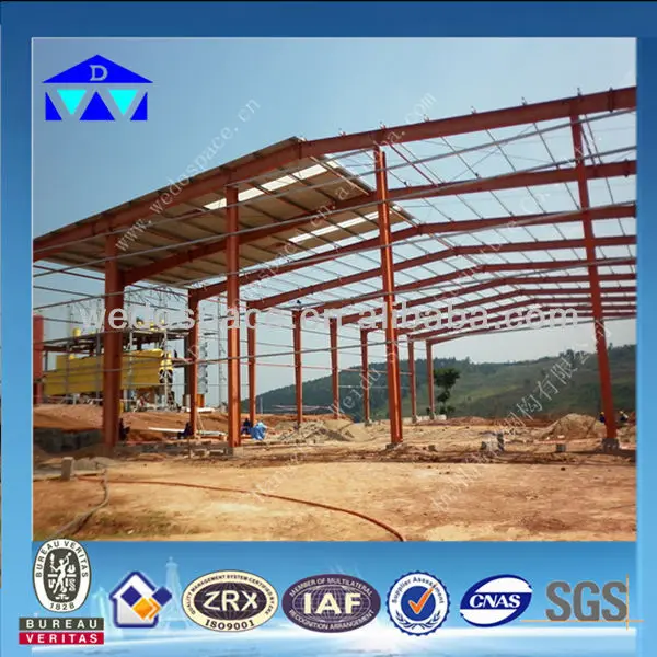 
low price prefab steel structure plant in Africa Rwanda 