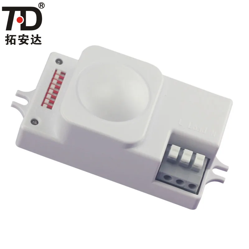 
220 - 240V 1000W Ceiling Mounted 360 Degree Microwave and Infrared PIR Motion Sensor, Microwave Radar Sensor Switch 