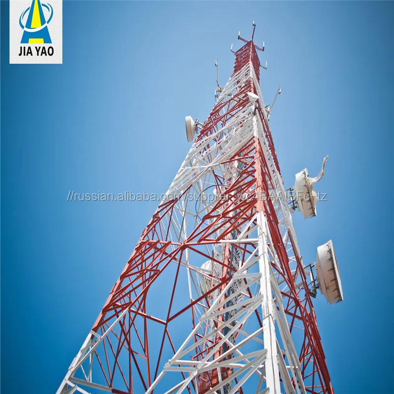 самоподдерживающаяся сталь hot dip оцинкованная GSM LTE сотовая связь телевизионные антенны мобильной связи bts shelter башня