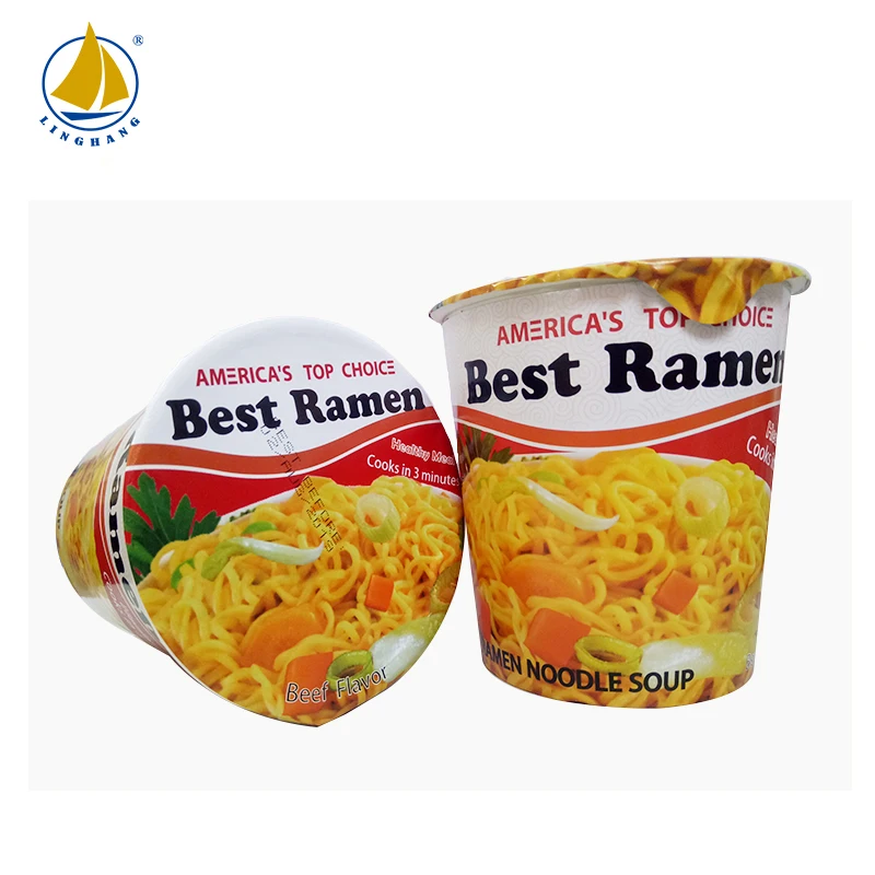 Best selling wholesale free sample paper cup instant noodles fast food