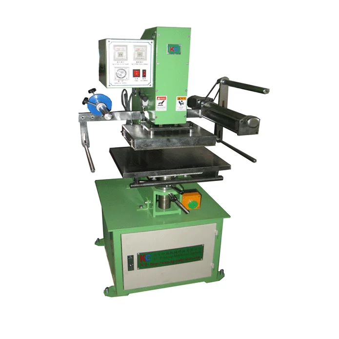 High precision pneumatic plain hot stamping machine for leather gift case (273749737)