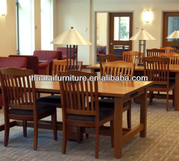 Wood Library Table,Modern Table for Library