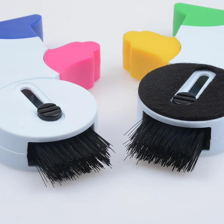 High Quality Promotional Snowman Shape 4 Color Highlighter Pen Set with Keyboard Brush