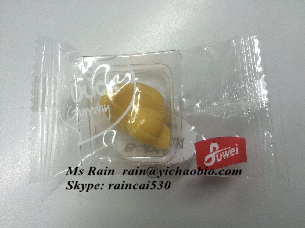 Halal 3D Duck Gummy Candy Soft Chewy Jelly Candy