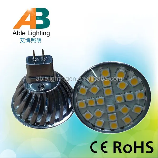 
5050SMD dimmable r80 12/24 volt mr16 led spot light 