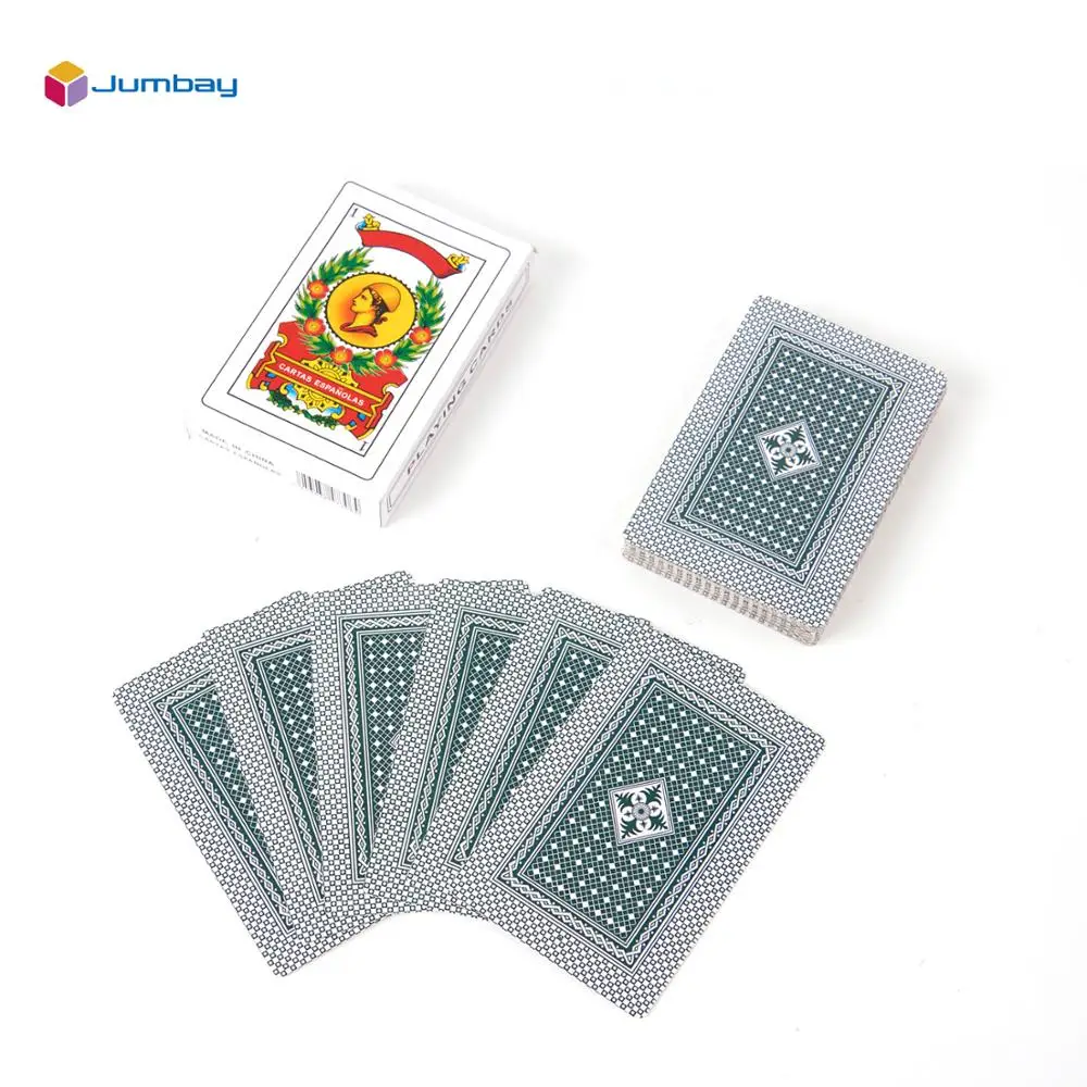 Professional Design Logo Modern Style Printing Spanish Brand Plastic Box Case Spain Rival Poker Playing Card