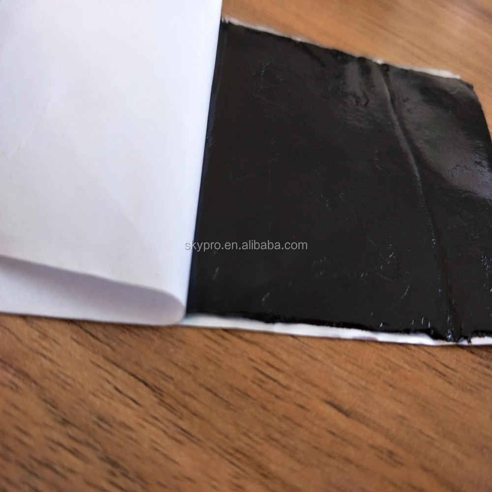 Reinforced One Side Aluminum Foil Self-adhesive Waterproof Butyl Rubber Inside Asphalt Bitumen