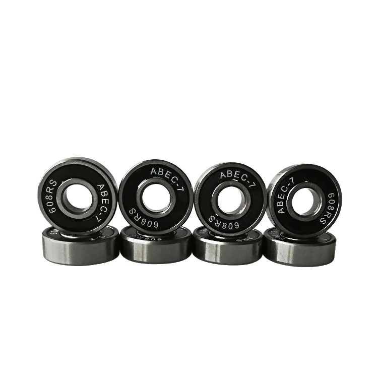Wholesale Cheap 608 ABEC-7  skate longboard bearing with square plastic box