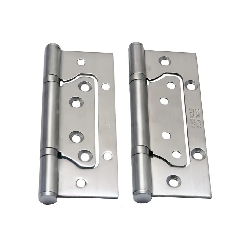 ss304 butterfly flush sub mother door hinge with two ball bearing