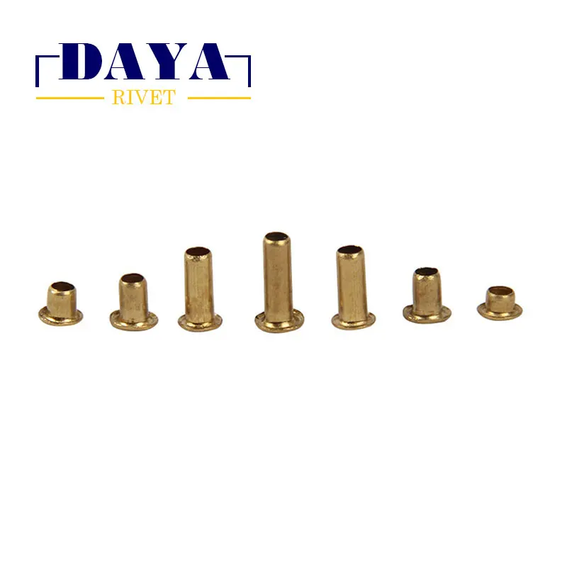 M0.9--M6 Tube design brass material high grade gold blind rivet