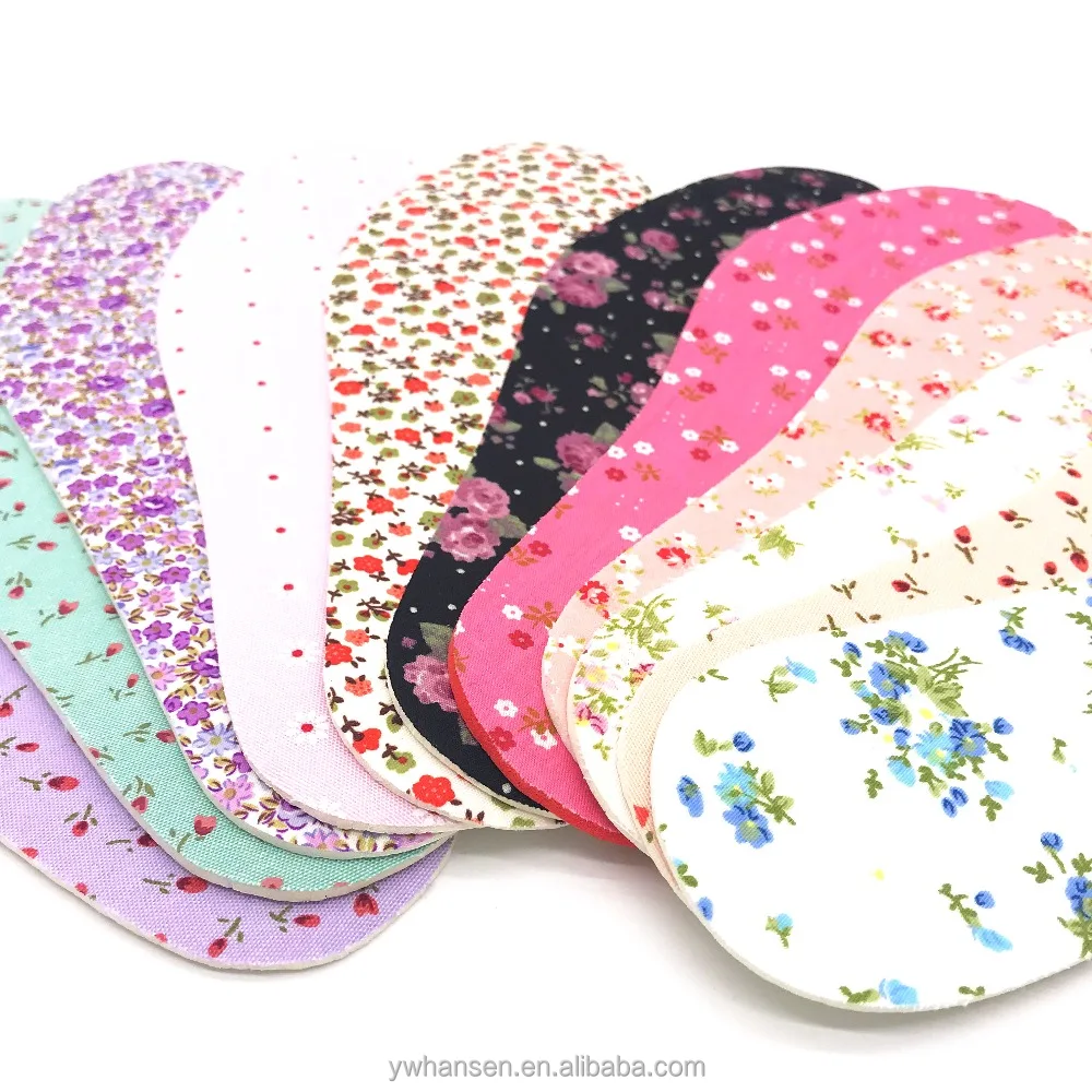 HS-Wholesale ultra soft & comfortable fits all unisex printing floral cotton & latex shoe insole