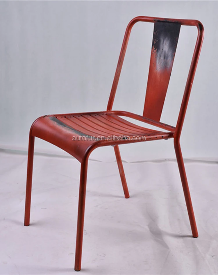 
Industrial Furniture antique metal coffee chair 