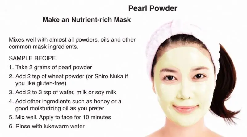 
Private Label 100% Pure Nature Hand Polish Pearl Powder 
